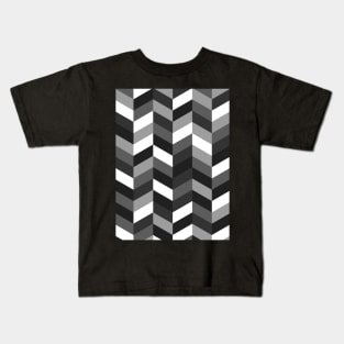 Monochrome Geometric Kids T-Shirt